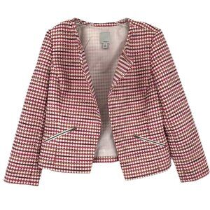 Halogen Pink & White Printed Blazer | Perfect for Any Occasion